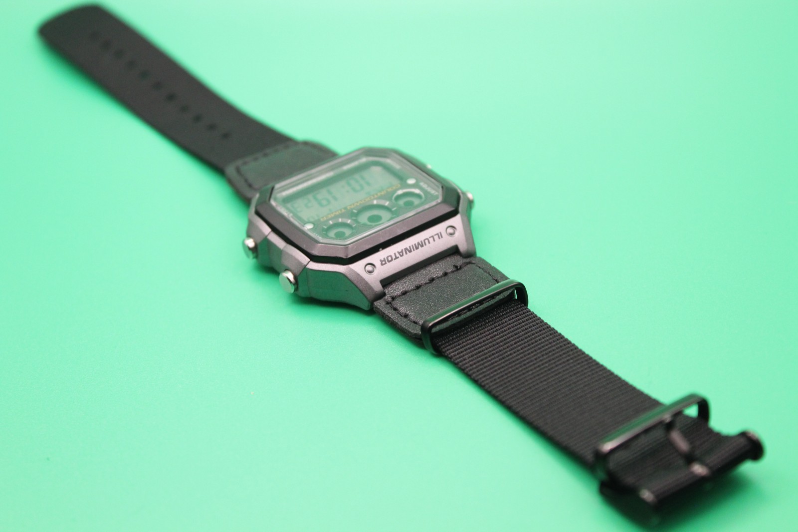 Casio AE-1300WH “Mission Timer” Digital Watch – 100M WR | Excellent Condition |