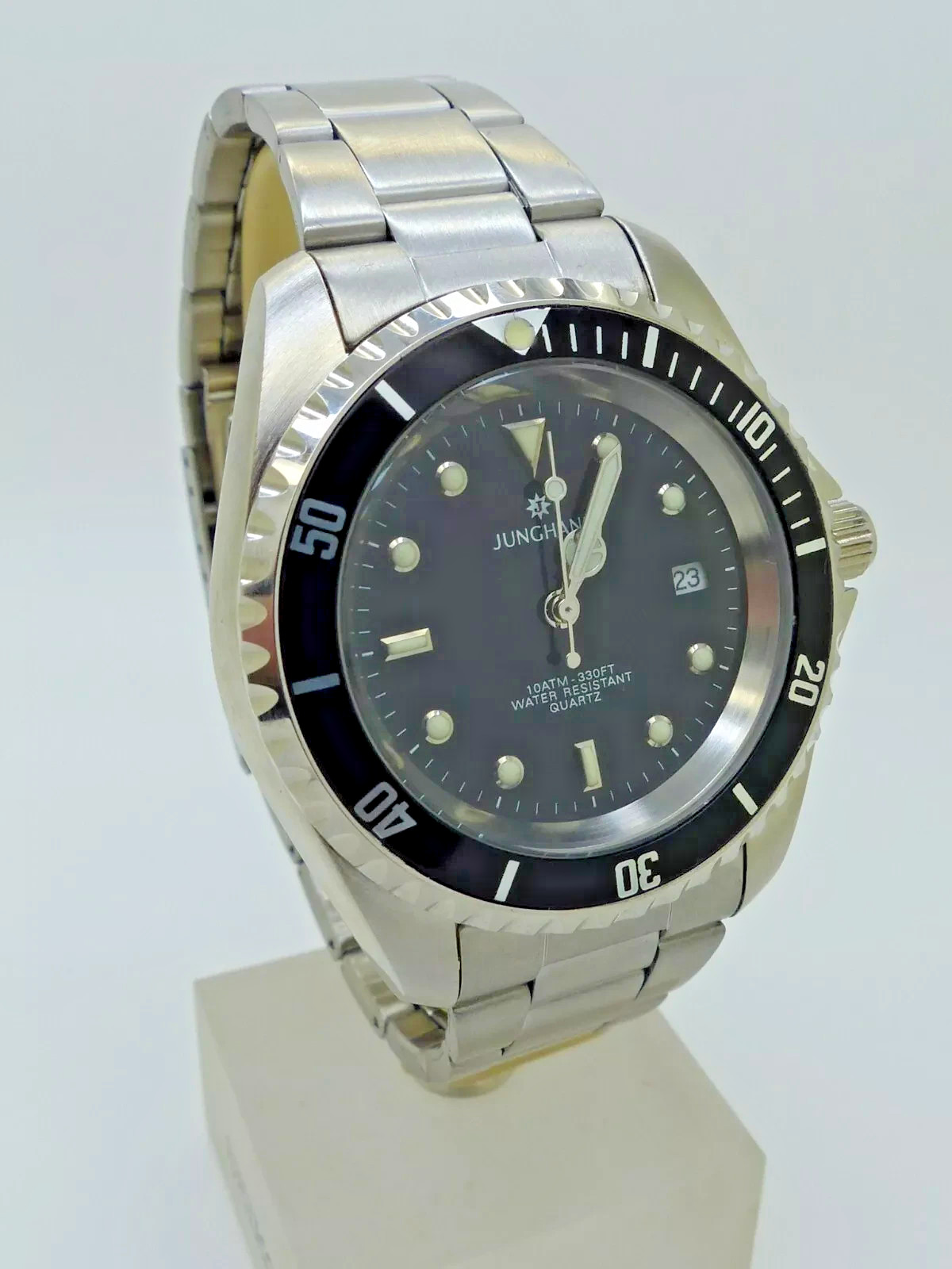 Junghans Quartz Divers Watch Ref: 31/3030.44 from the Egana Goldpfeil period.