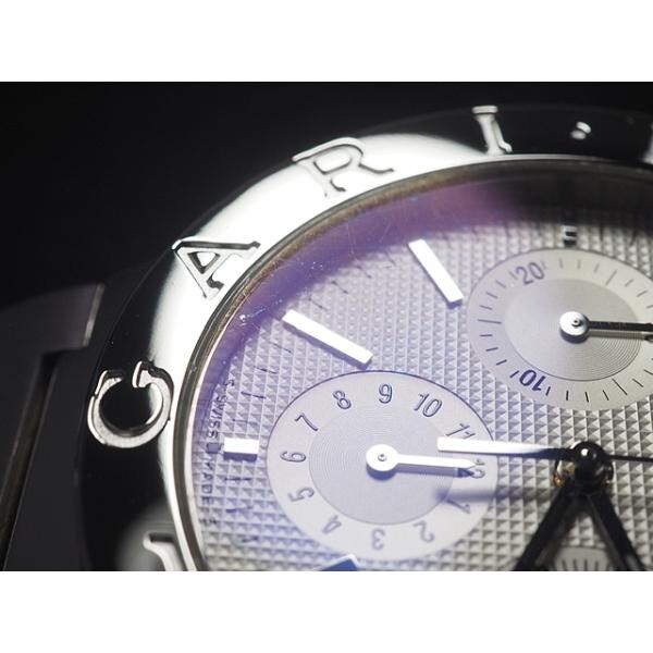 Bvlgari Chronograph BB38SSCH BB38WSSDCH Automatic White Dial 38mm Men’s Watch