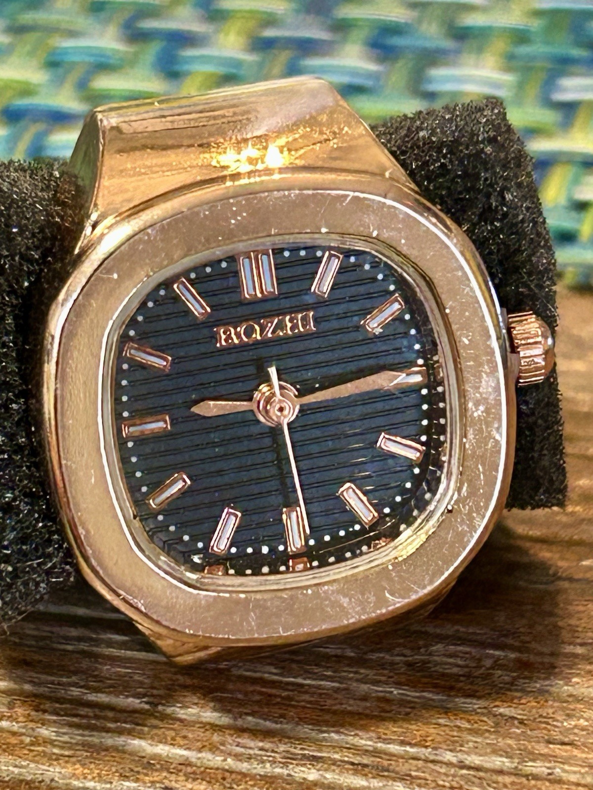 Rose Gold Ring Watch, OSFM, 22mm, New, Works Great