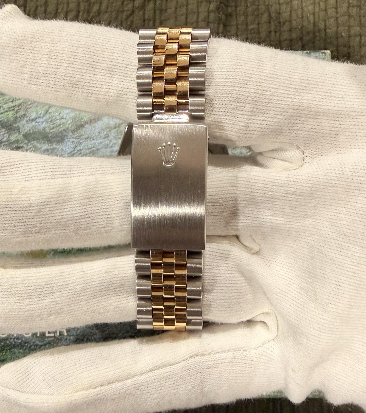 Rolex Datejust Two-Tone Fluted Bezel White Dial Jubilee Date Box Papers