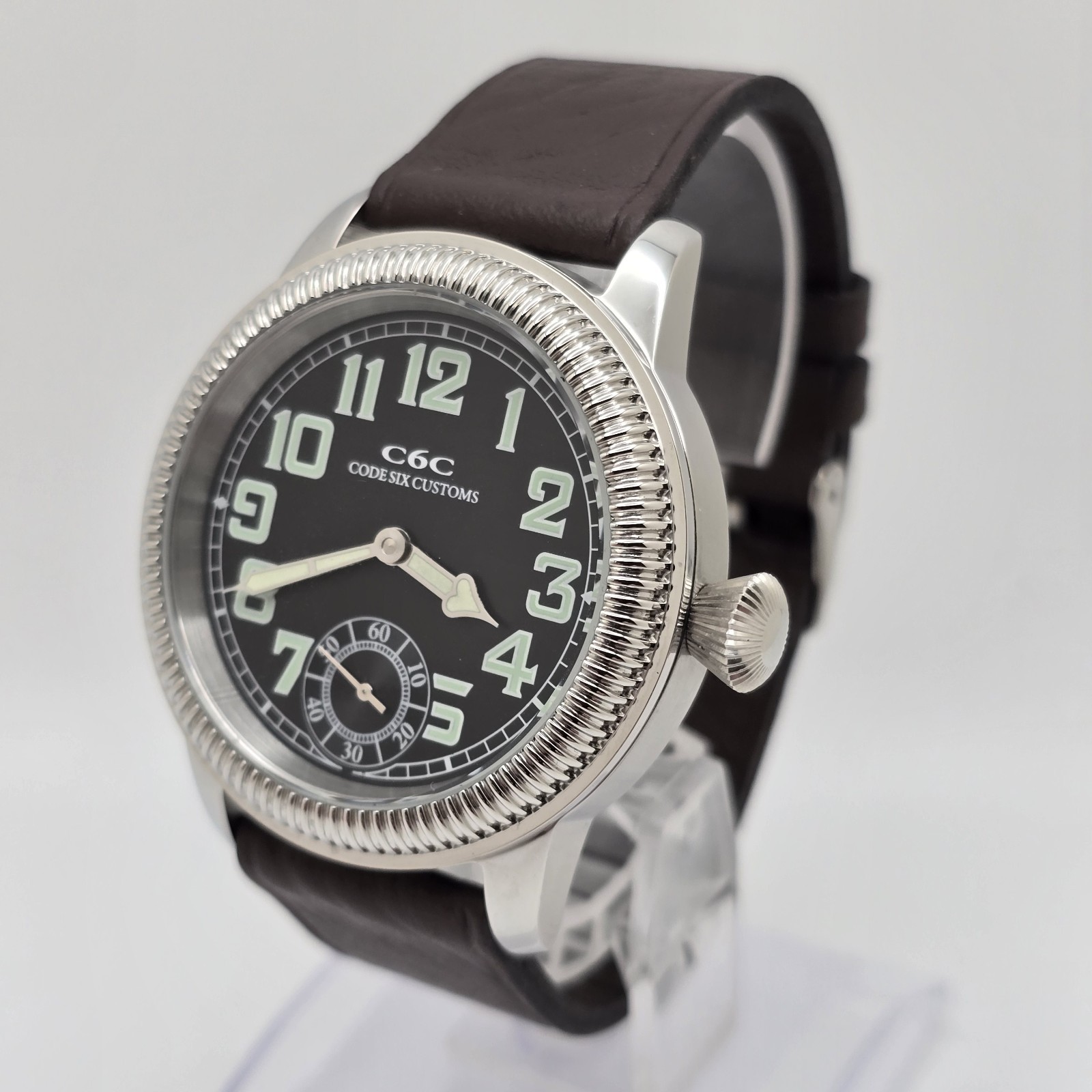 Custom Built Mechanical Watch – 44mm Vintage-Style Mechanical Military/Pilot