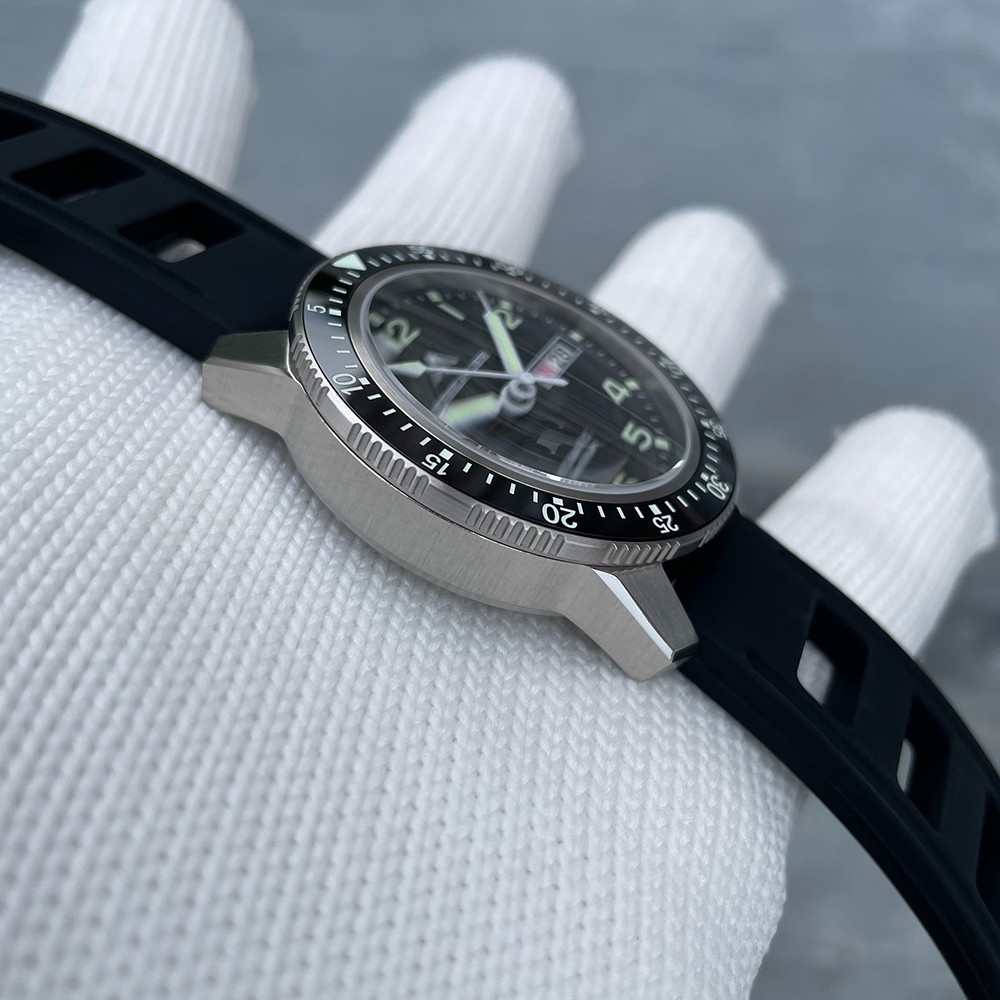 Steeldive Steelflier SF787, Pilot, NH36, Sapphire, Lume, Diver, Diving, Rubber