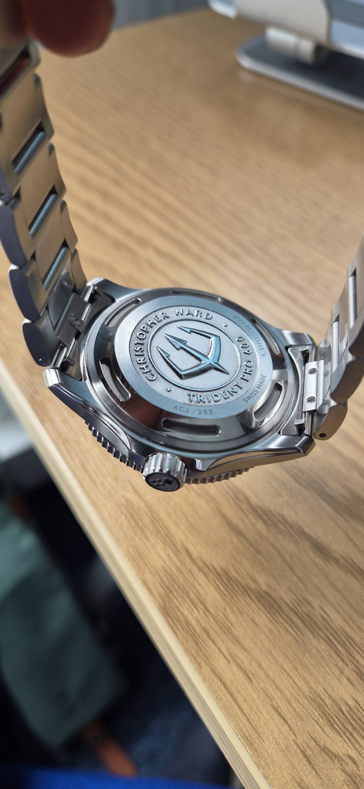 42mm Christopher Ward C60 Trident Pro Anthropocene – GMT with box and papers.