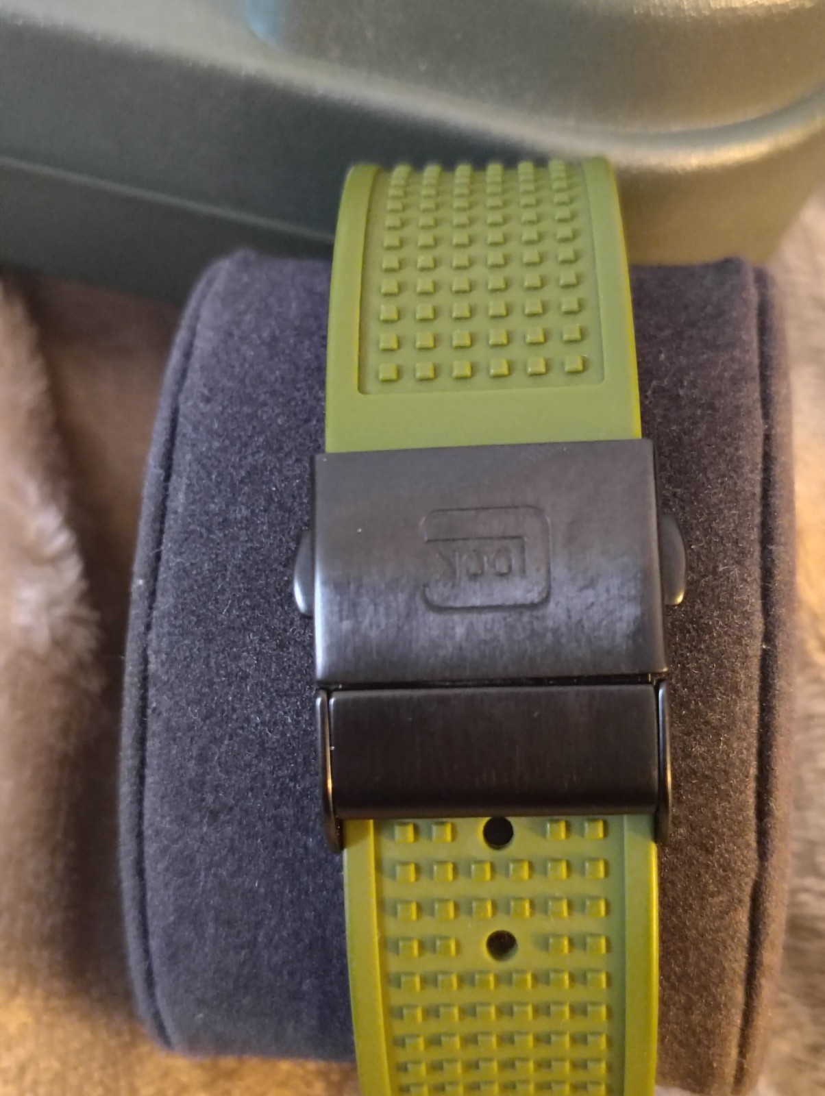 GLOCK Precision Limited Edition Quartz Chronograph Date Black Dial Strap Set