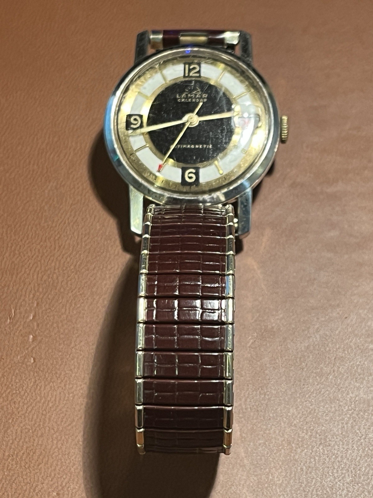 Vintage Lamar Calendar Antimagnetic Watch