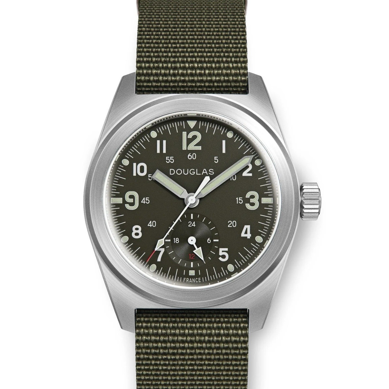 Brand New Wolbrook Douglas Outrider Professional Field Watch – French Army Green