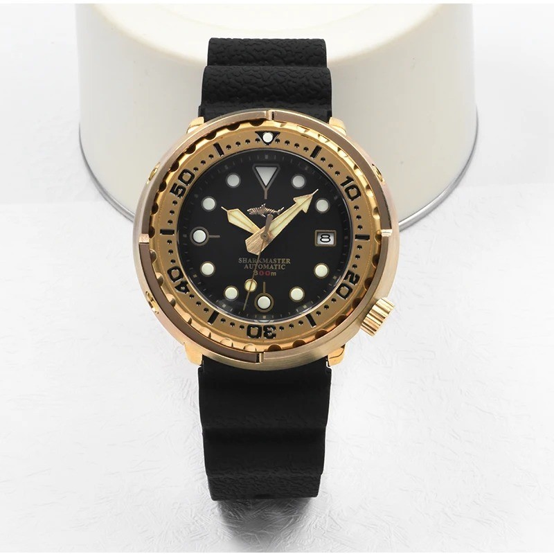 Bronze Dive Watch NH35A Automatic 300M Sapphire Crystal C3 Lume Men’s Watch Gift