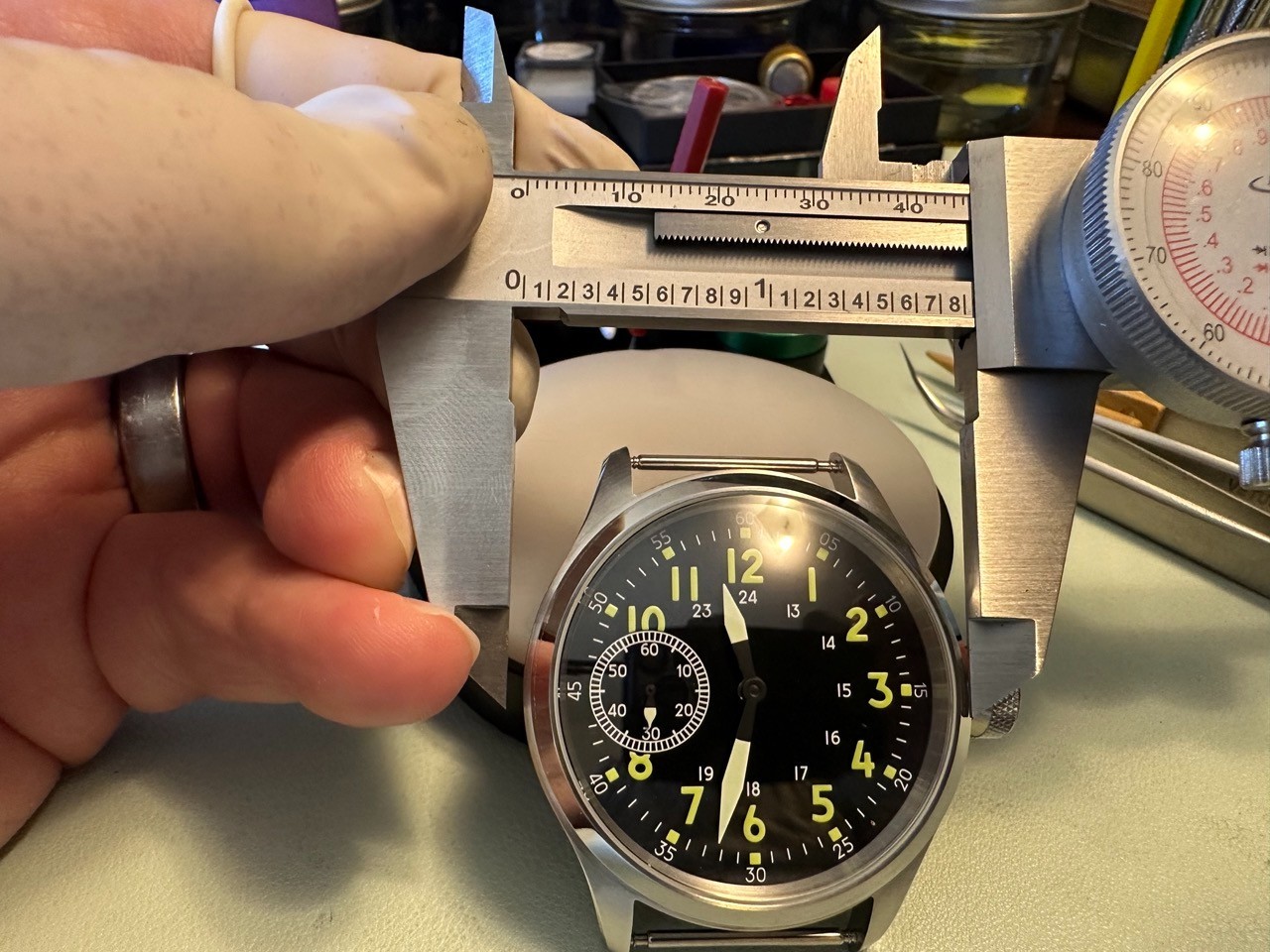 Seagull ST3600 Avionics Style large wristwatch