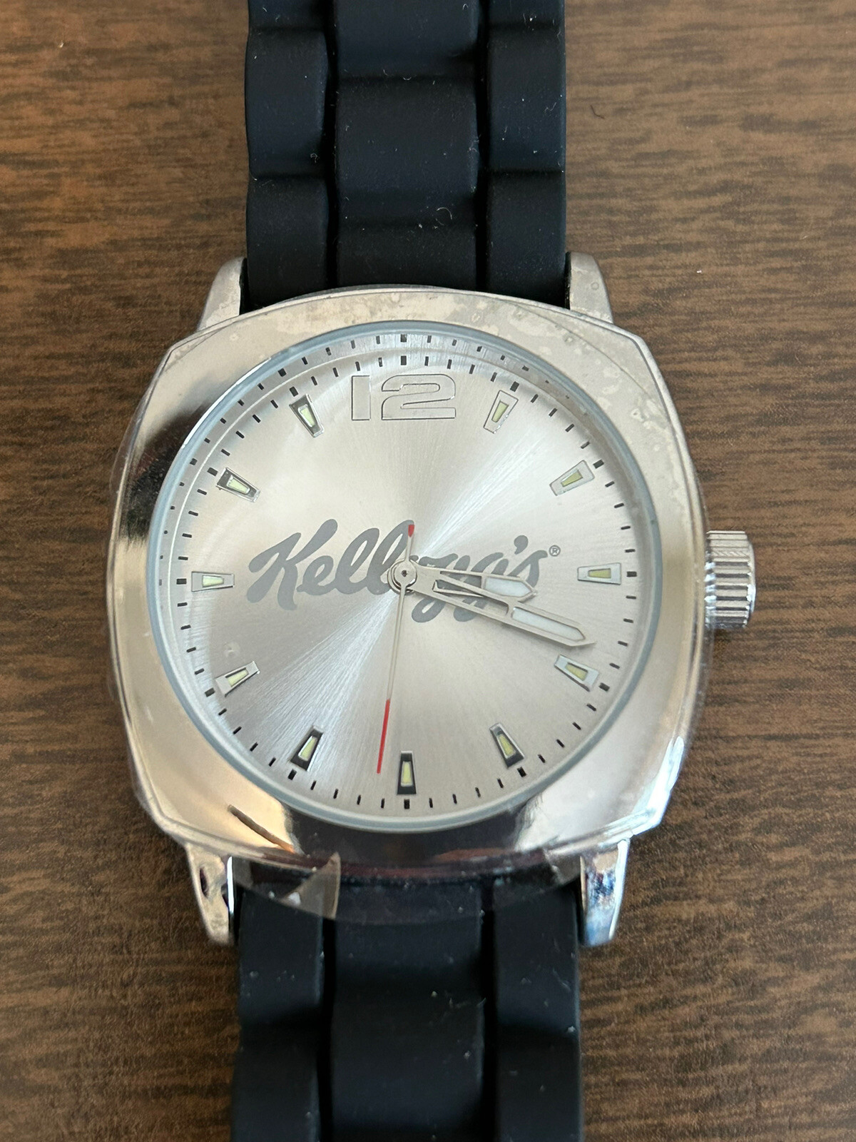 KELLOGG’S REMIX BY FOSSIL WATCH RUBBERY BAND 30 METERS/100 FEET METAL BOX ~ NEW