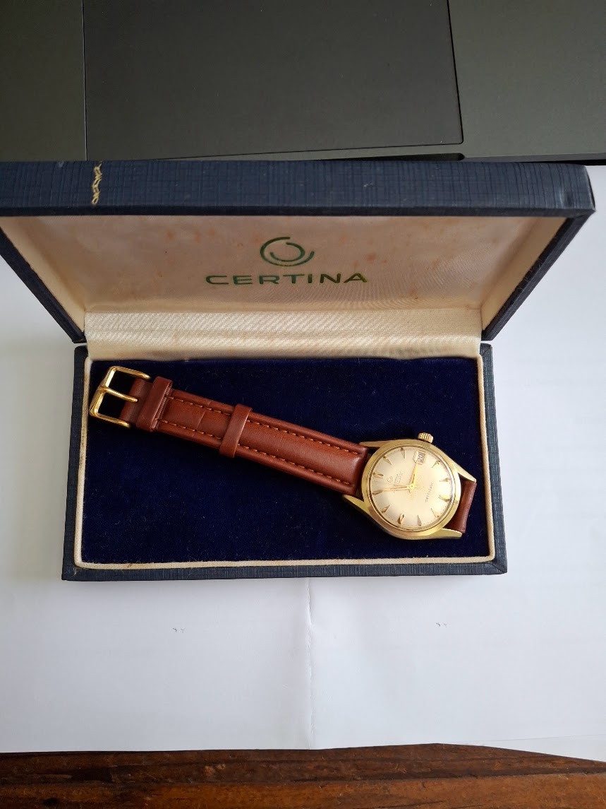 Certina automatic “Certidate” vintage 1960s watch