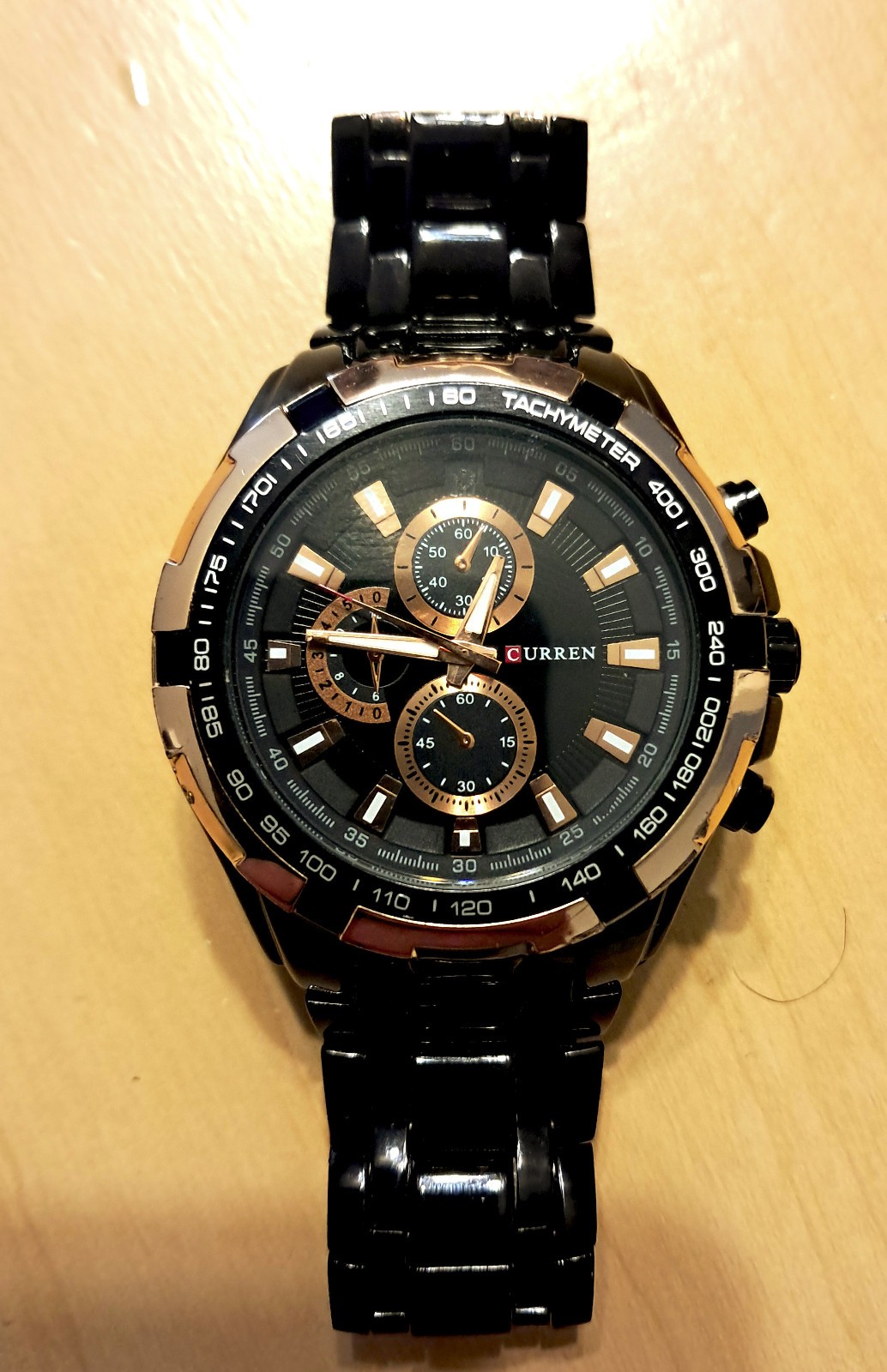 CURREN M: 8023 Tachymeter Quartz Analog Men’s Fashion Watch New Battery