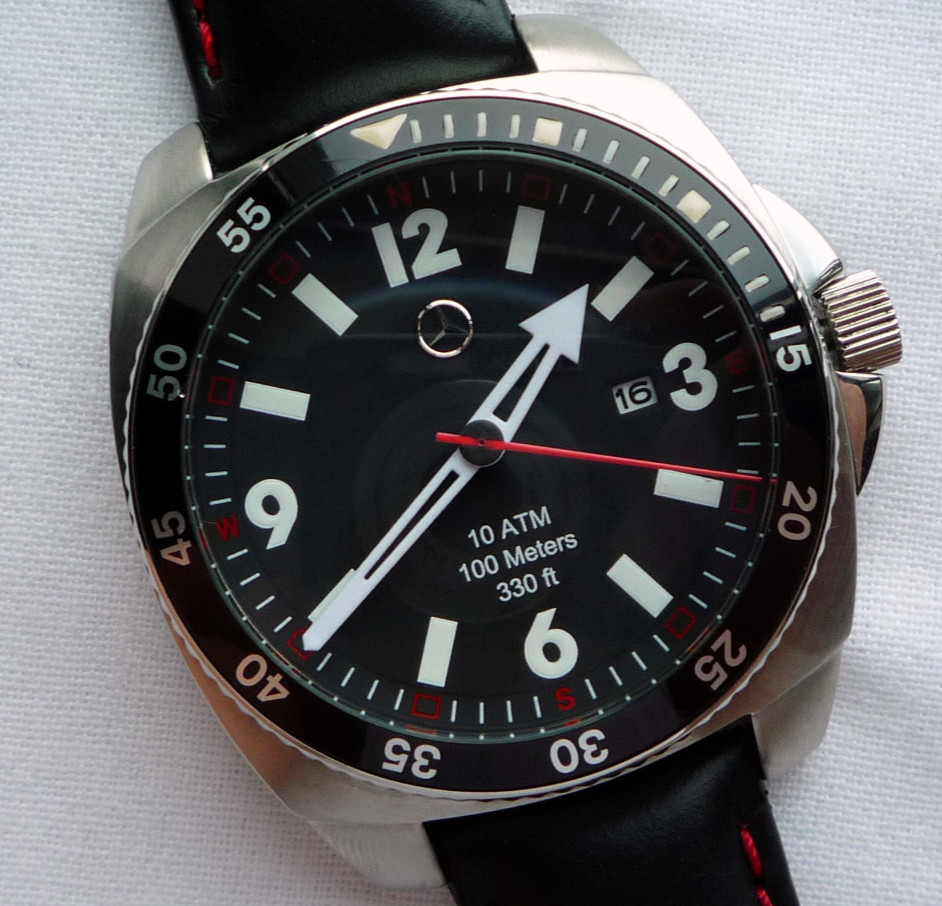 Mercedes Benz Motorsport Racing AMG DTM Pilot Aviator Sport Car Accessory Watch