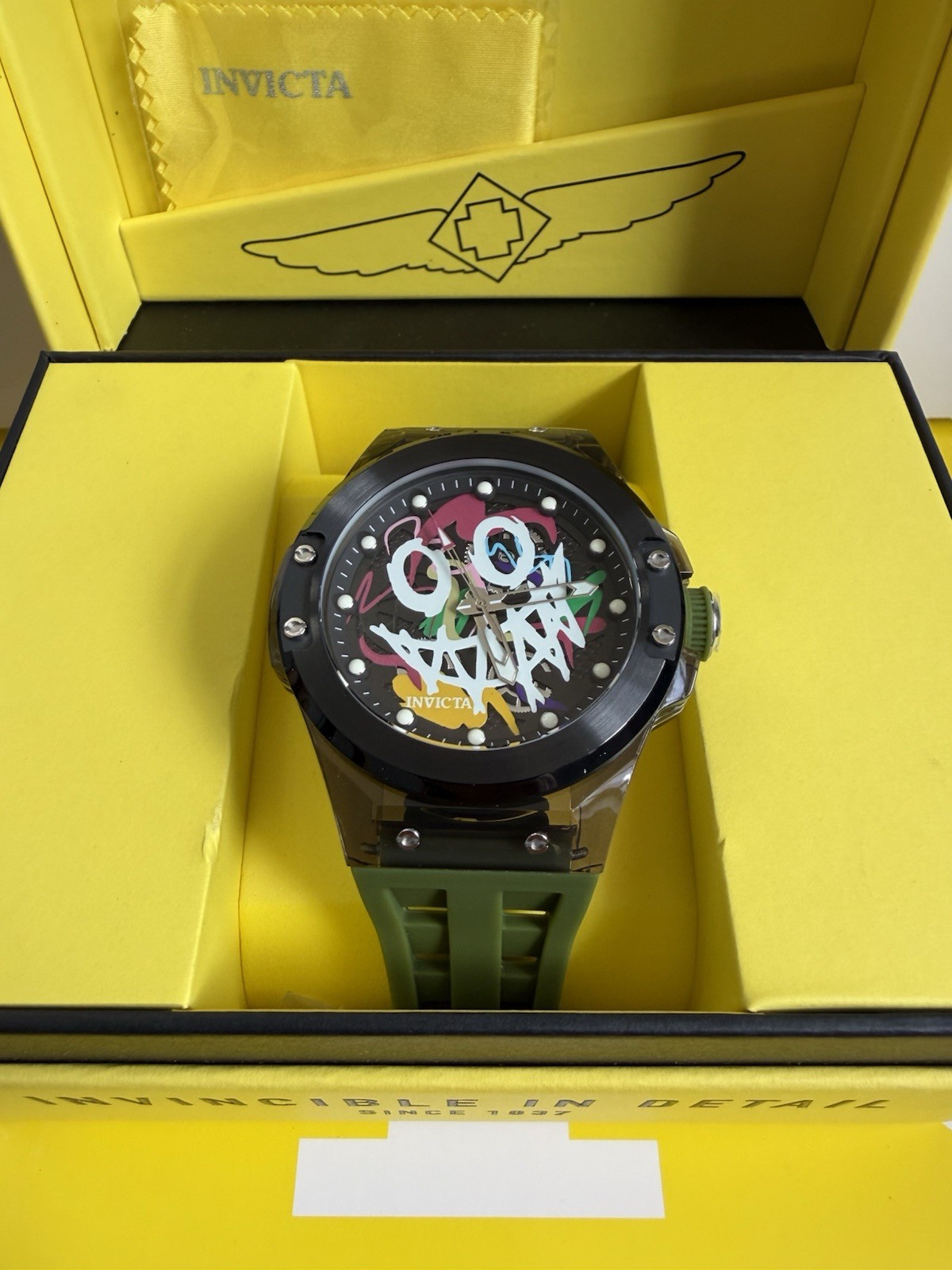Invicta Men’s Sea Base Rouge Quartz Analog 52 mm Water Resistance 300 M