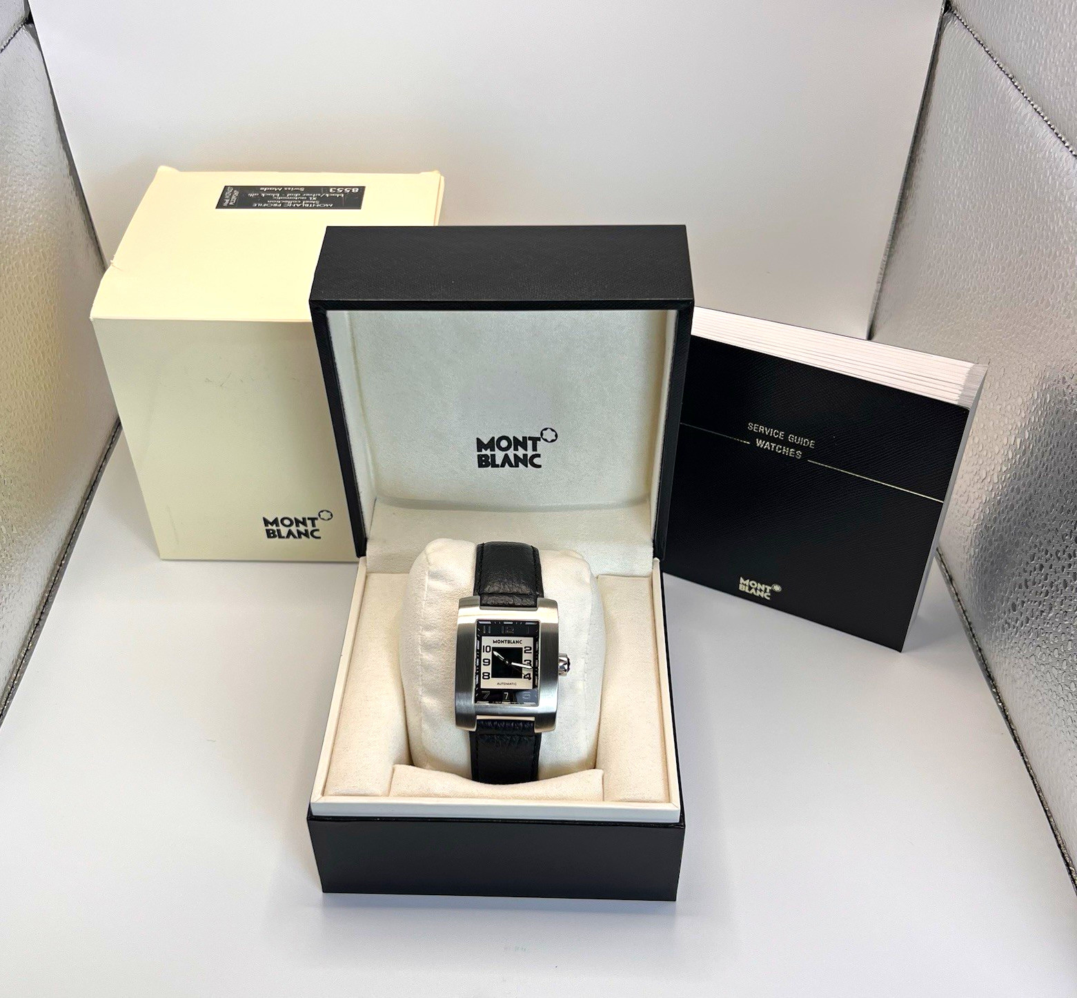 Montblanc Profile XL Automatic 8553 Collectors Swiss Model Watch Box & Booklet