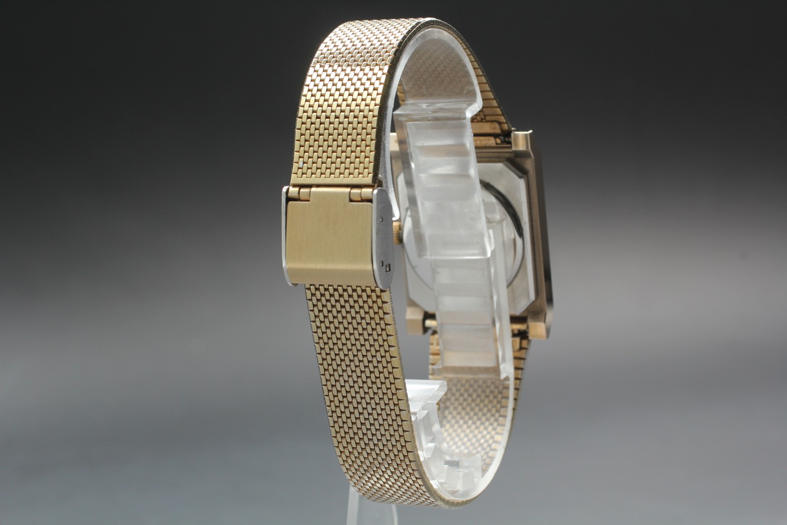 *Near MINT* RADO DIASTAR 711.0096.3 Gold Dial Tank 27mm Men’s Quartz Watch JAPAN