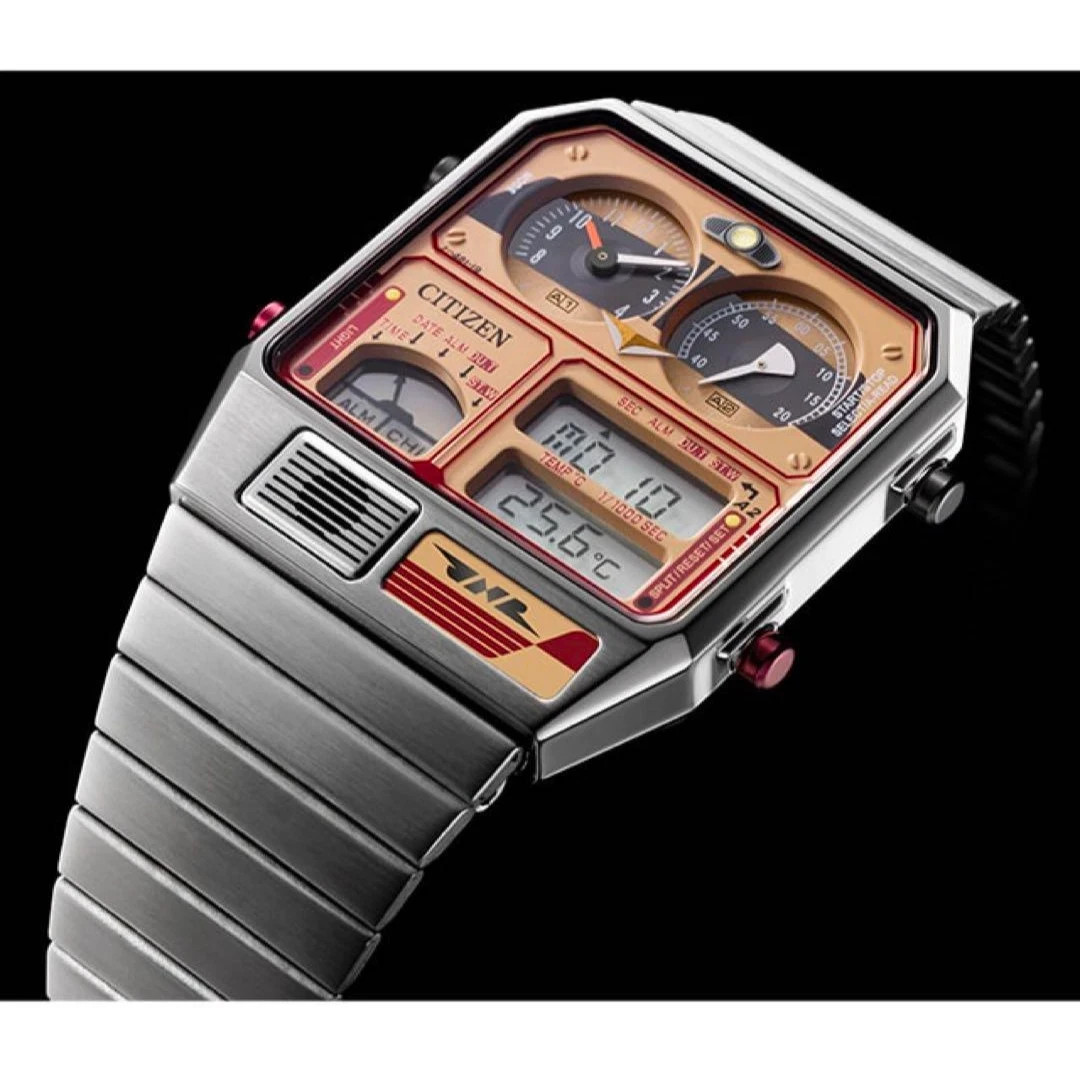 CITIZEN Ana-Digi Temp 140th Anniversary Ueno Station Hitachi JG2149-63W JPN NEW