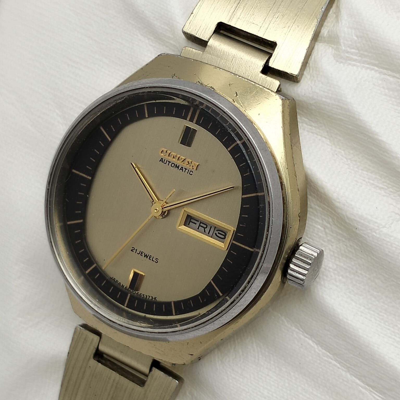 Citizen 4-662121 K Automatic Day/Date Vintage Women’s Watch