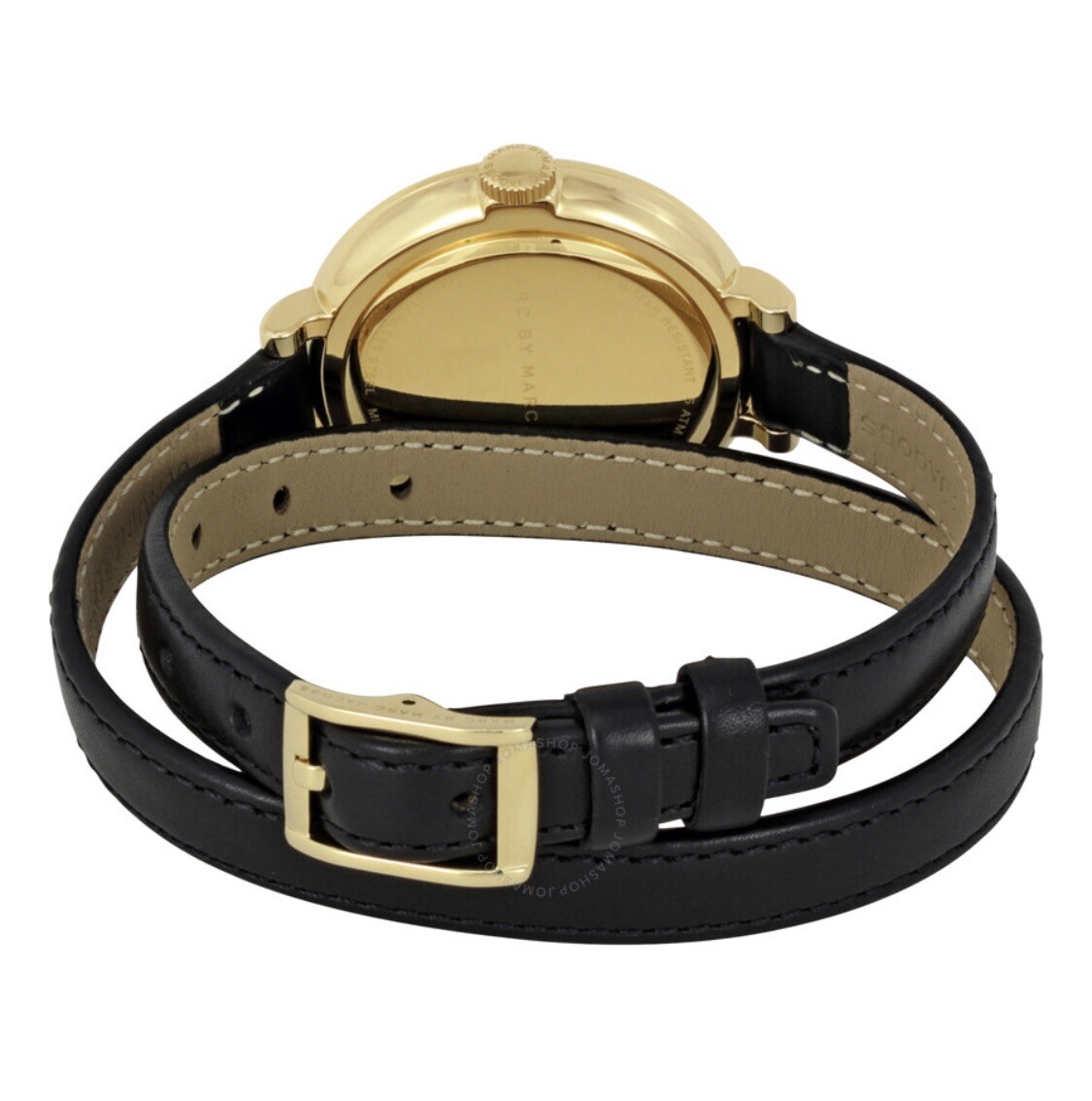 Marc Jacobs Black Wrap Around Strap Sally Black Ladies Watch MBM8663 w/ Box New