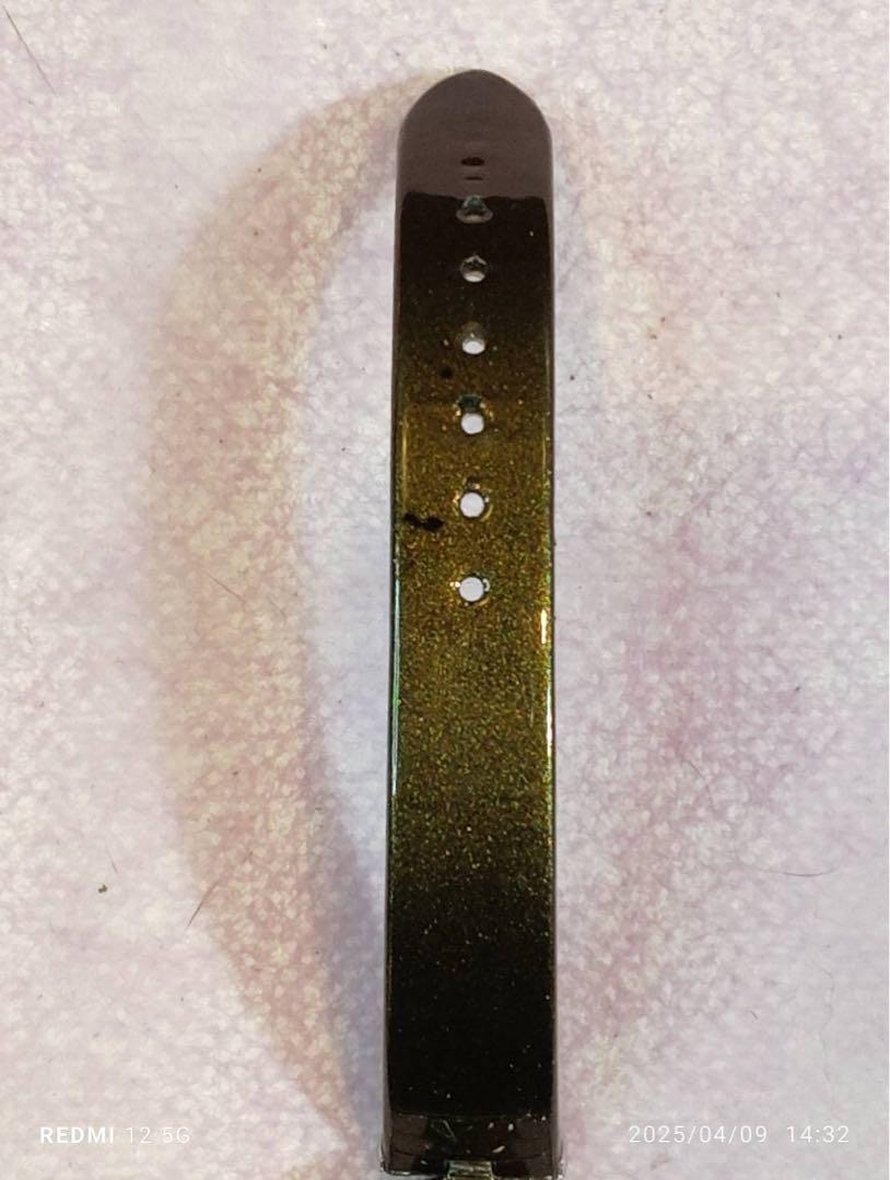 working clean BVLGARI B-zero1 silver color Black leather belt wristwatch