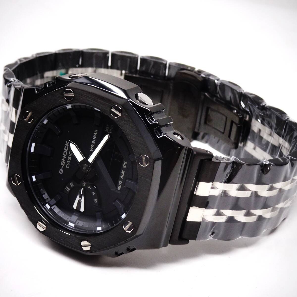 〓New〓mod Casioak〓G-Shock custom watch〓GA2100CM body included〓Stainless steel
