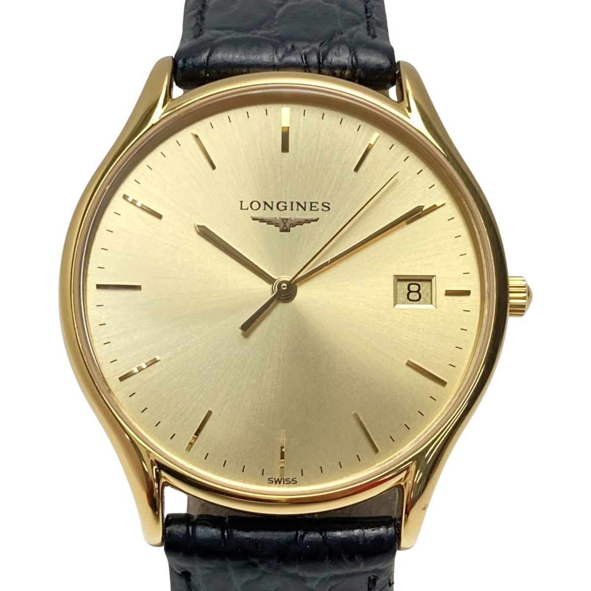 LONGINES Lyre L4.759.2 Quartz Gold Men Wristwatch Used