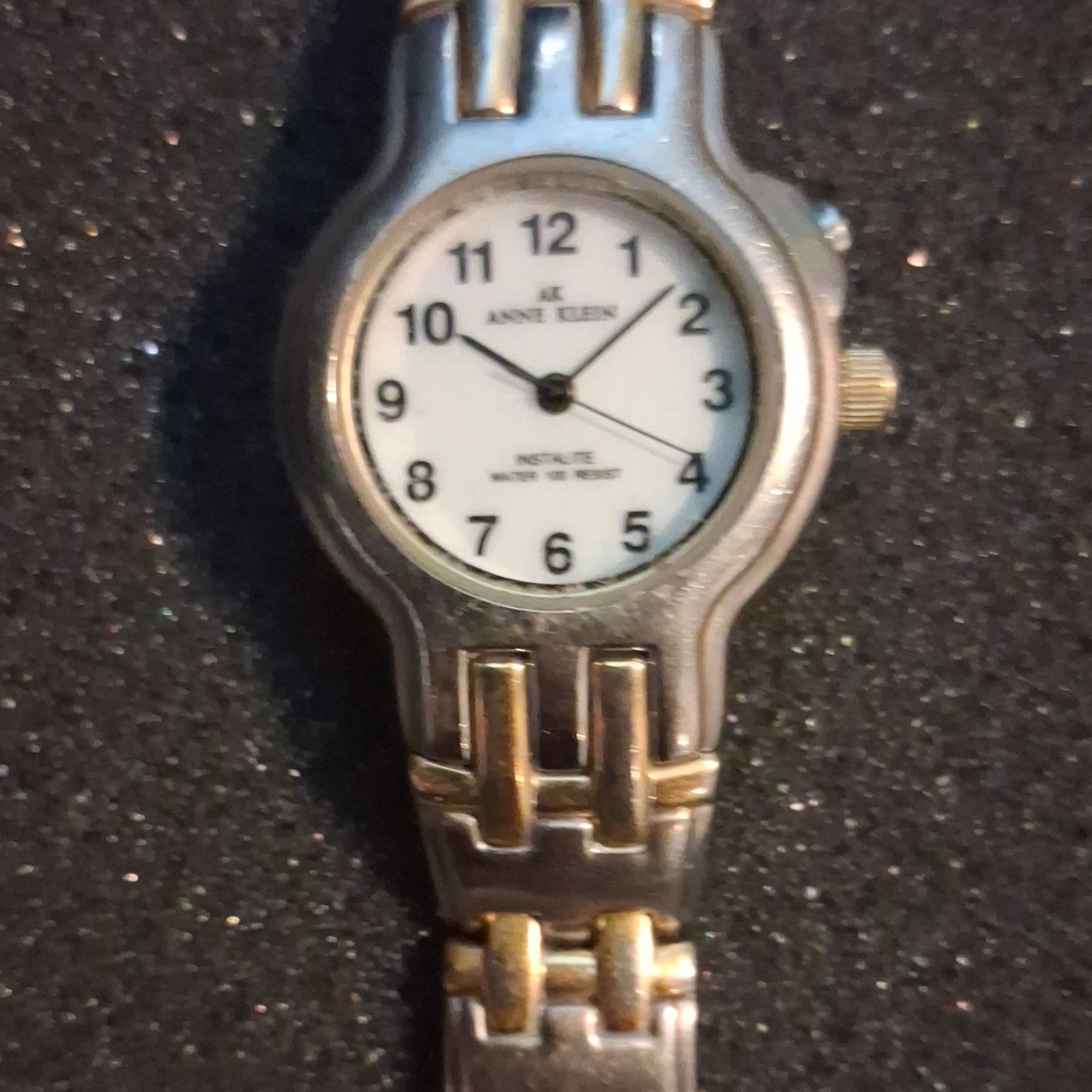 Anne Klein II Women’s Two-Tone Metal Bracelet Watch White Dial Quartz 24mm