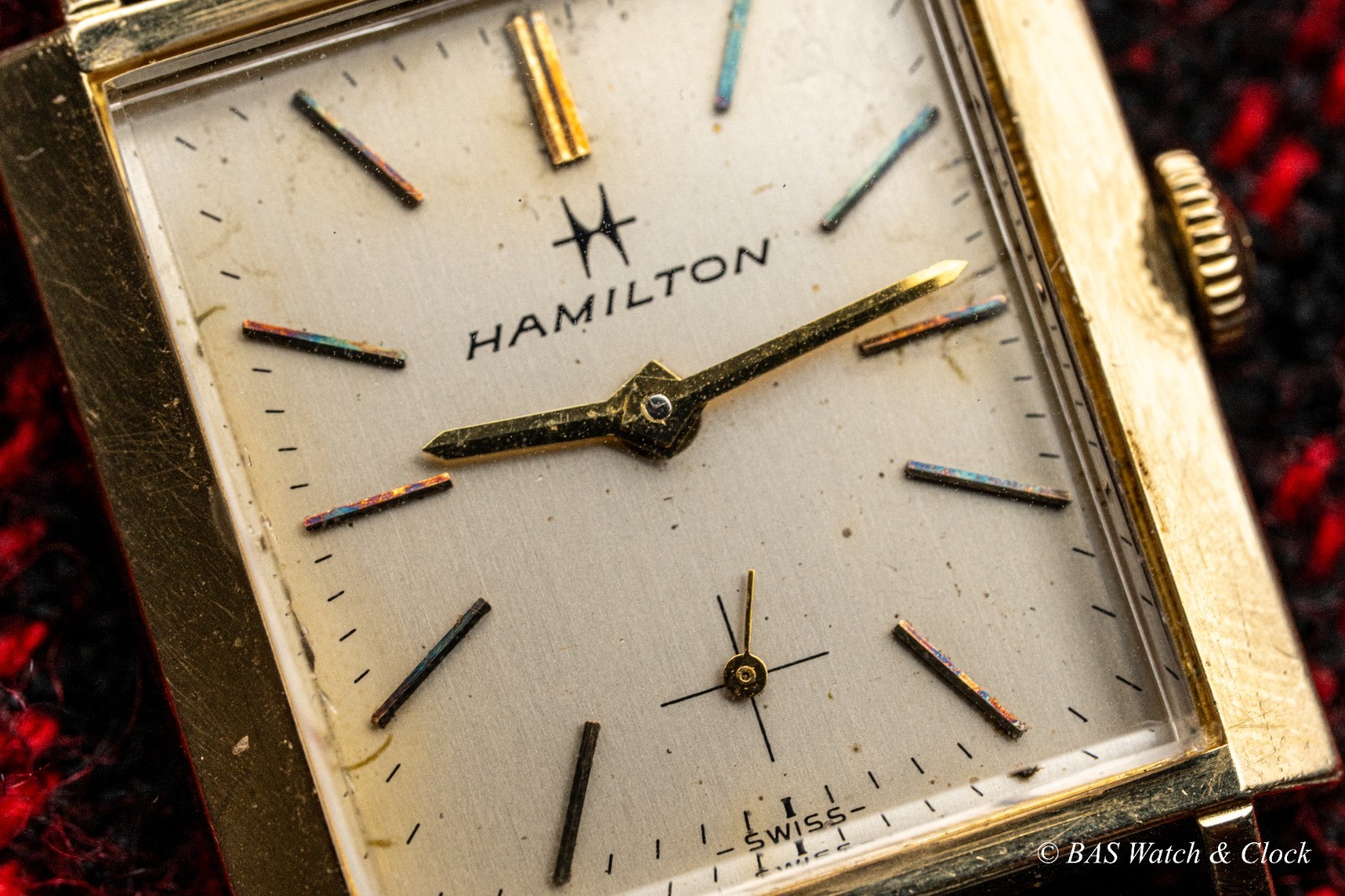 Vintage Hamilton Thinline 6501 – Square Gold Filled – Fully Serviced