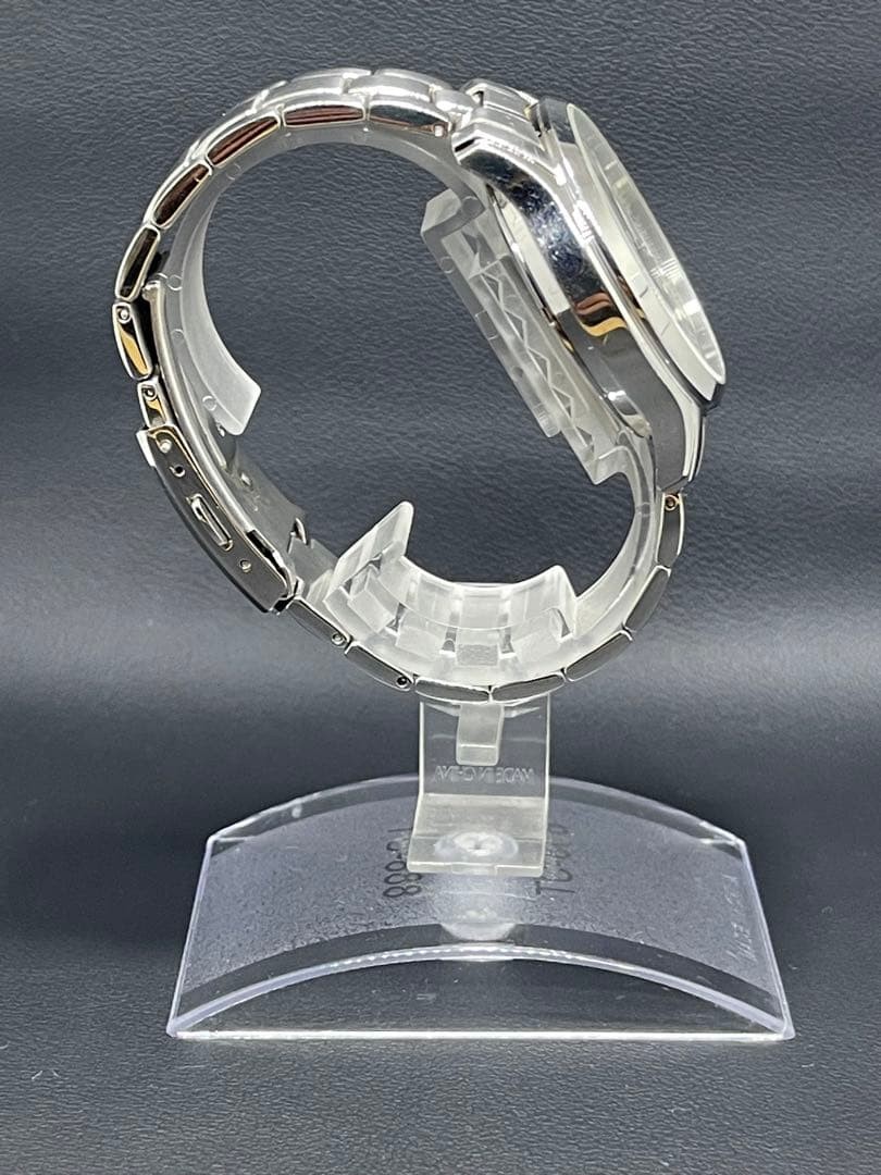 CASIO BEM-501 Silver Quartz Chronograph