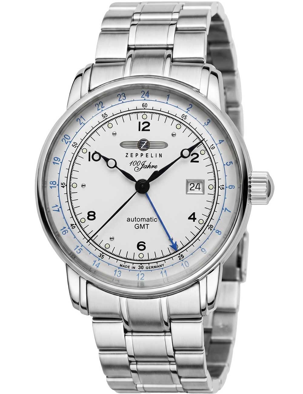 Zeppelin 8666MB1 Mens Watch 100 years Zeppelin Automatic 42mm 5ATM