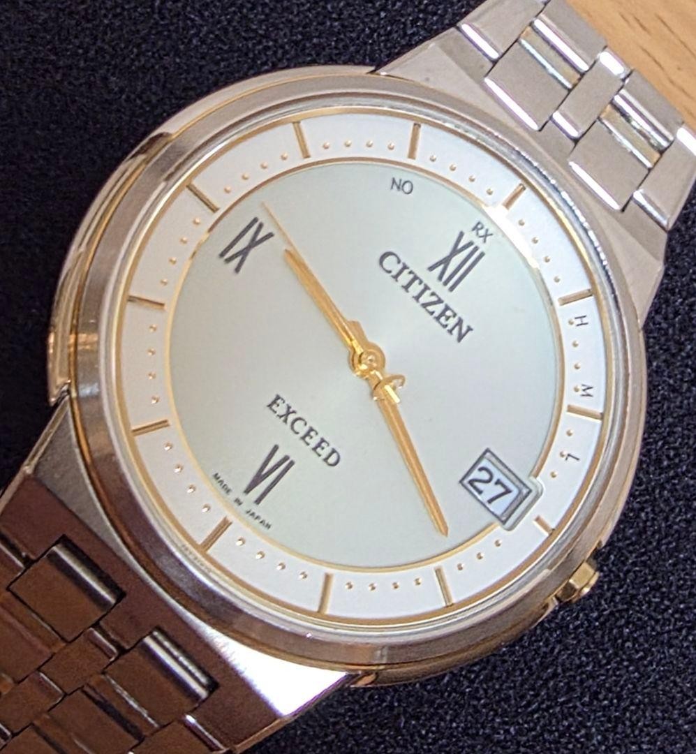 Citizen Exceed H113-T014305 Radio Solar Watch 36.3mm