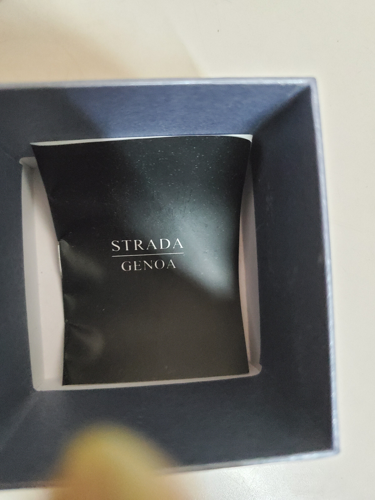 Unused Stylish Strada Men Map Globe Watch Brass band