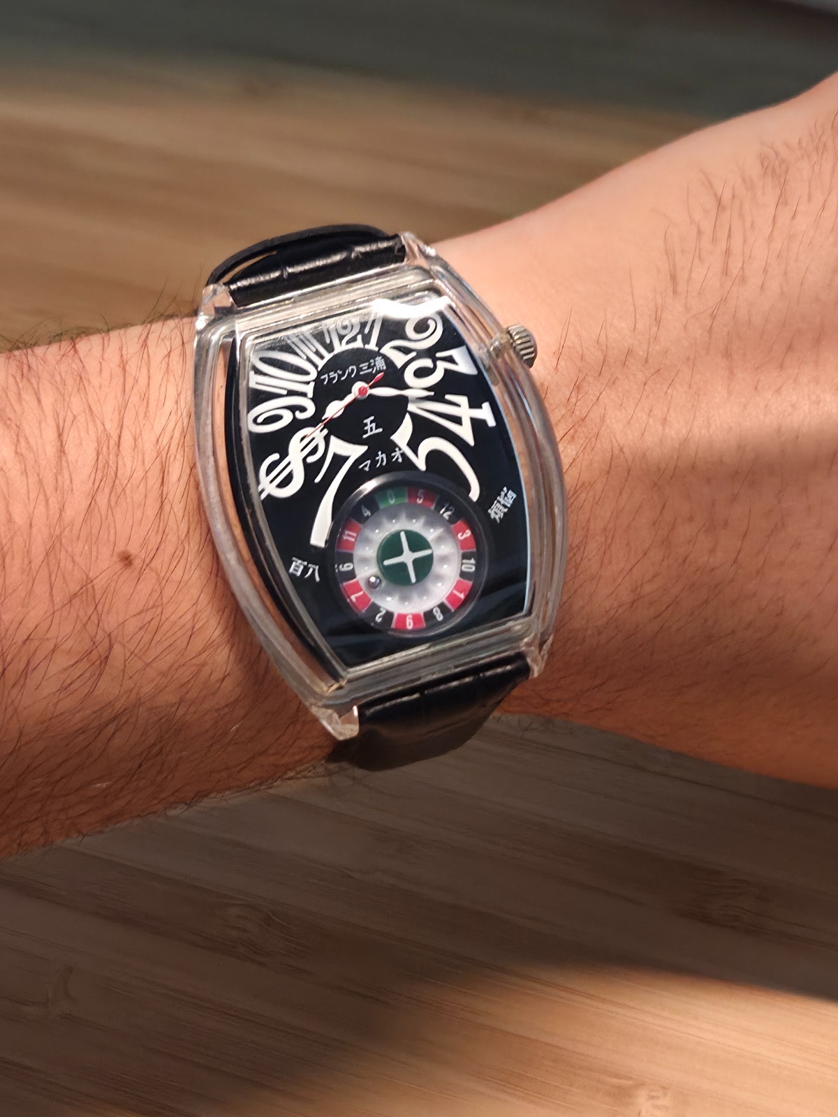 Frank Miura ‘Roulette’ Watch – Model Macau No. 5 (Modified) – Ships from USA
