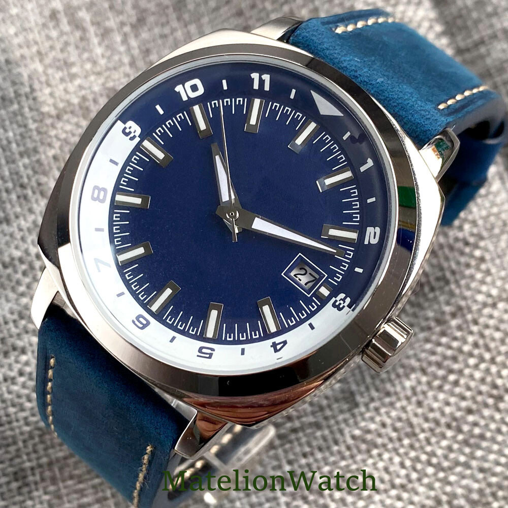 NH35A Corgeut Automatic Men’s Watch 42mm Black Luminous Dial Chapter Ring Date