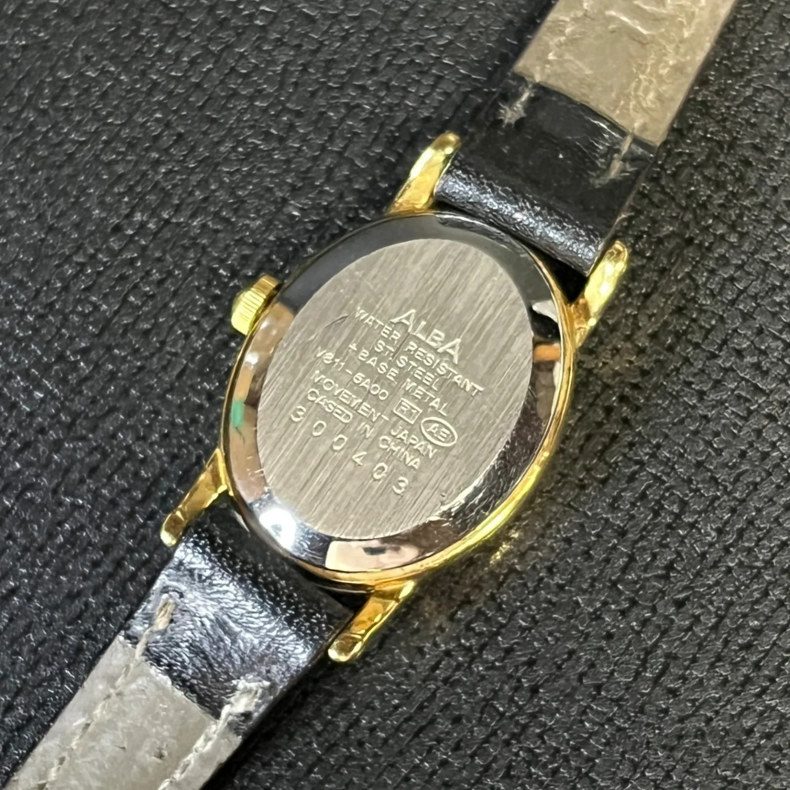 [Working Condition] SEIKO ALBA Quartz Oval Watch, Battery Replaced, Functionalit