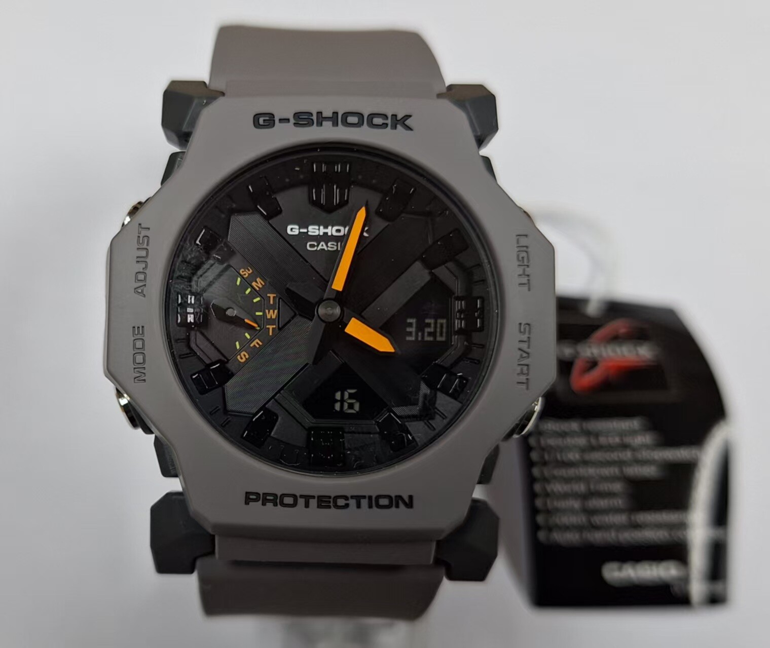 Casio G-SHOCK GA-2300-8A Analog Digital Men’s Watch Limited Gray GA23008A