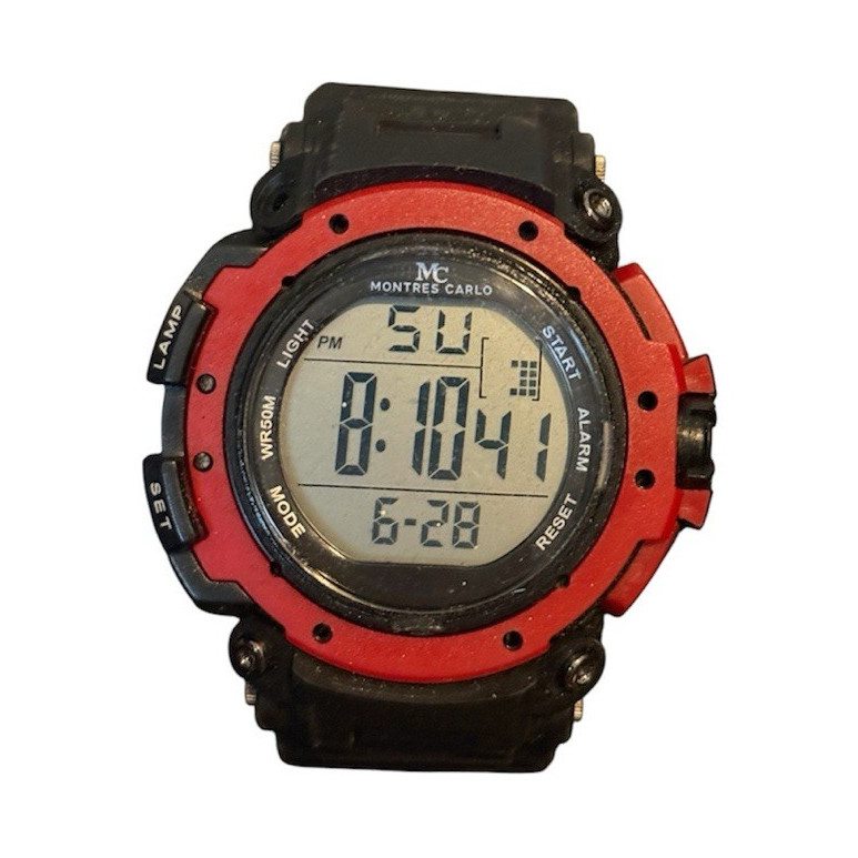 Montres Carlo Digital Quartz Sport Watch