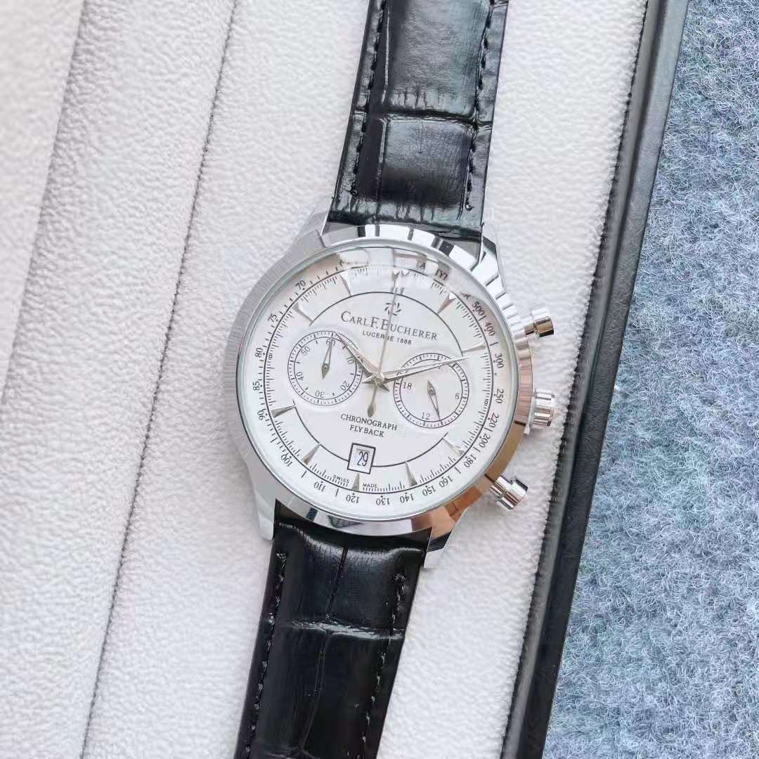 Carl F. Bucherer Multi-Function Watch All Dial Functions Perfect Working