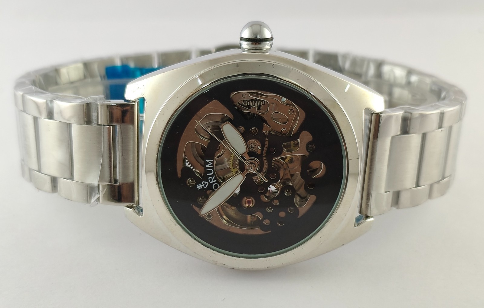 CORUM Automatic Black Dial Working Condition Men’s Wristwatch Steel Band