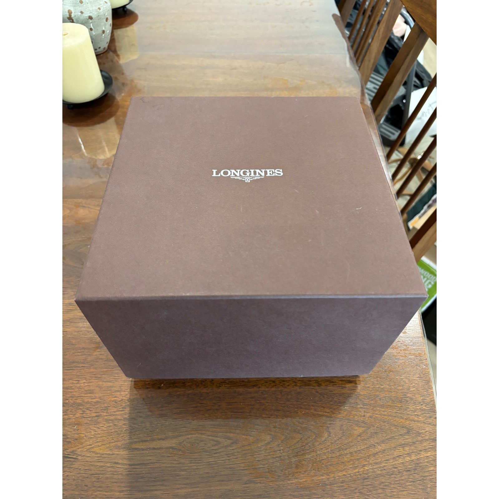 Longines Heritage Classic Sector Dial Black Watch L2.828.4.53.6 Automatic 38.5mm
