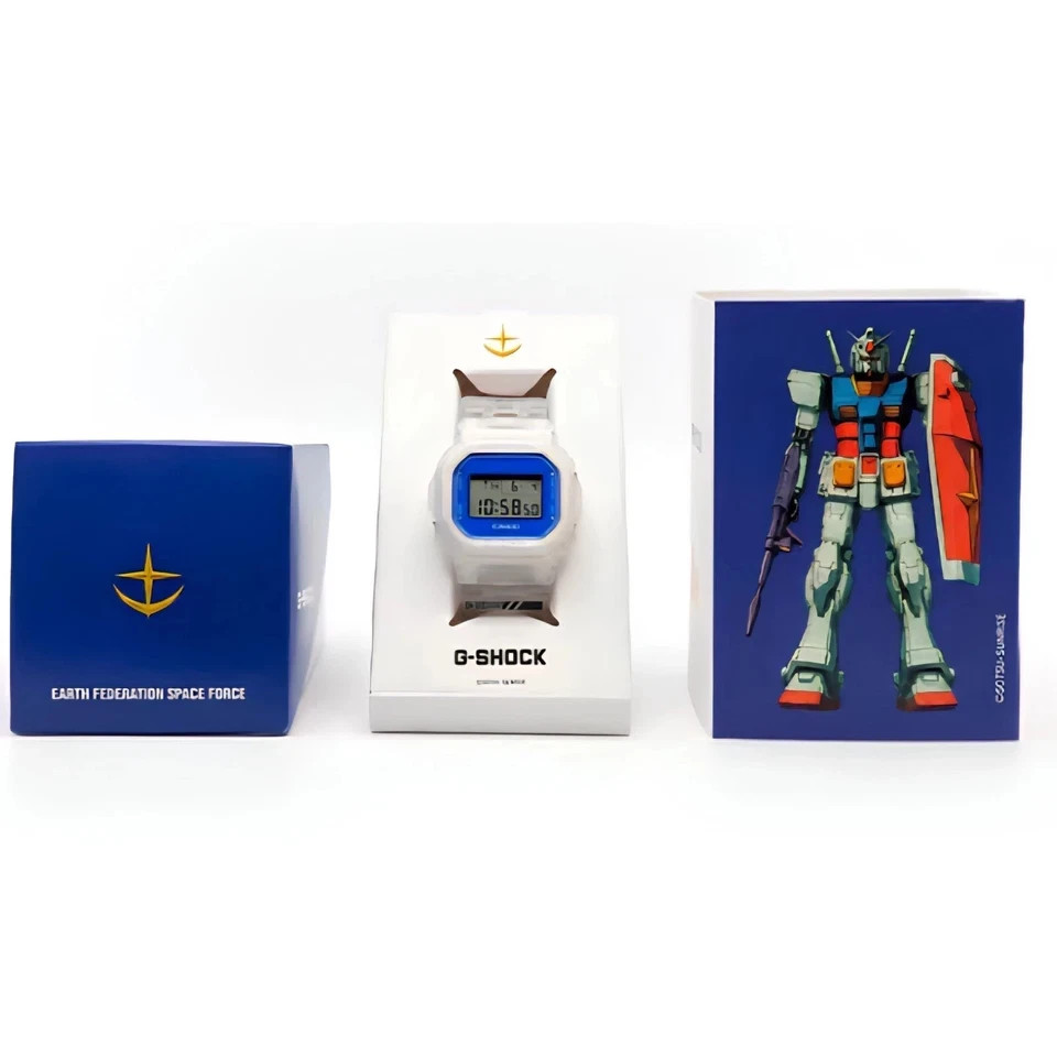 Casio G-Shock x Gundam RX-78-2 DW-5600GM26-7DR Limited Edition New