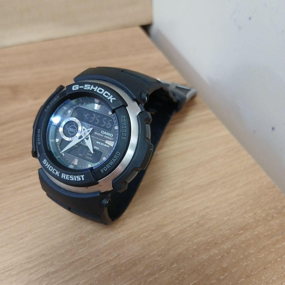 G-300 CASIO G-SHOCK LCD Inversion Black Watch Digital-Analog