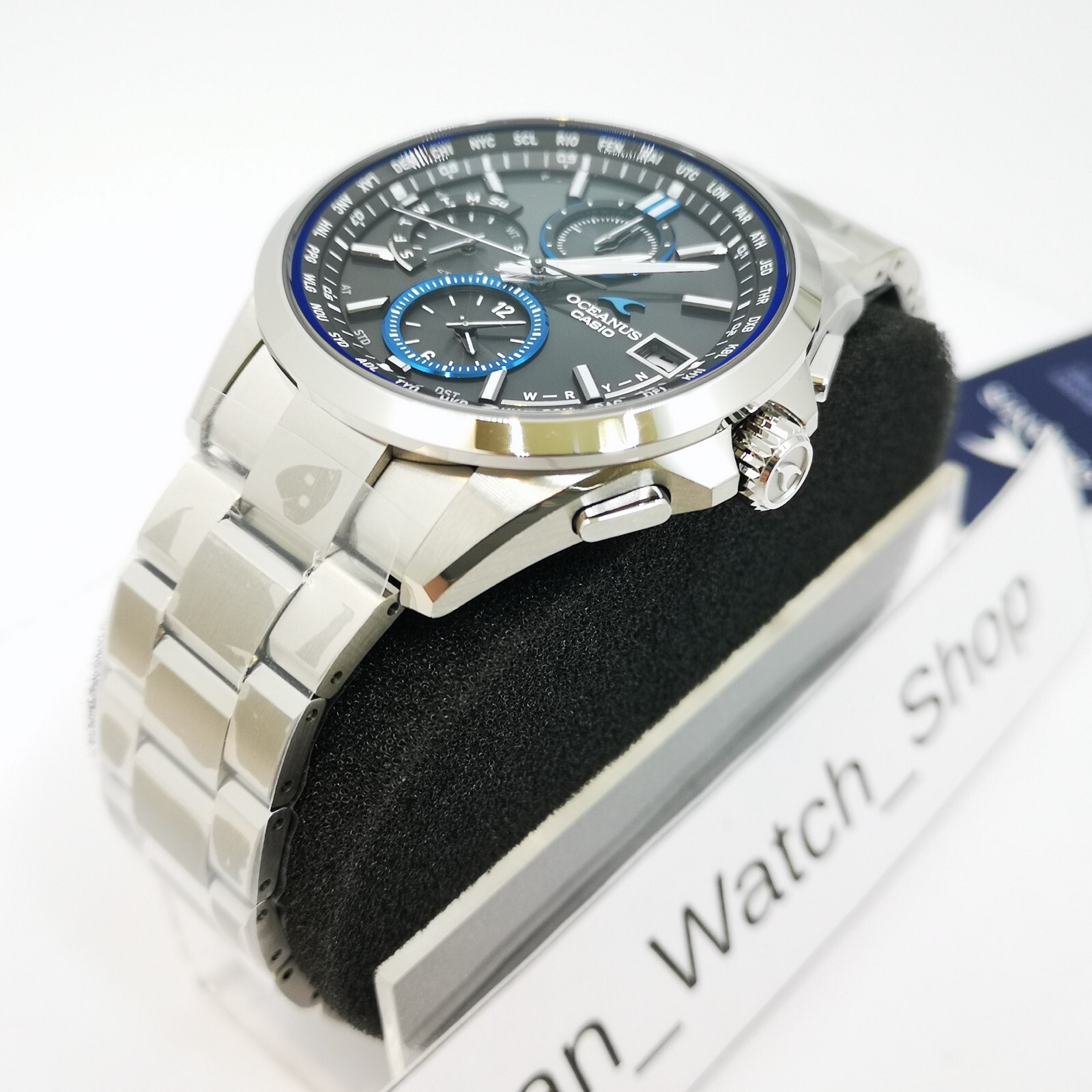 CASIO OCEANUS CLASSIC OCW-T2600-1AJF Black Radio Wave Solar Men Watch New in Box