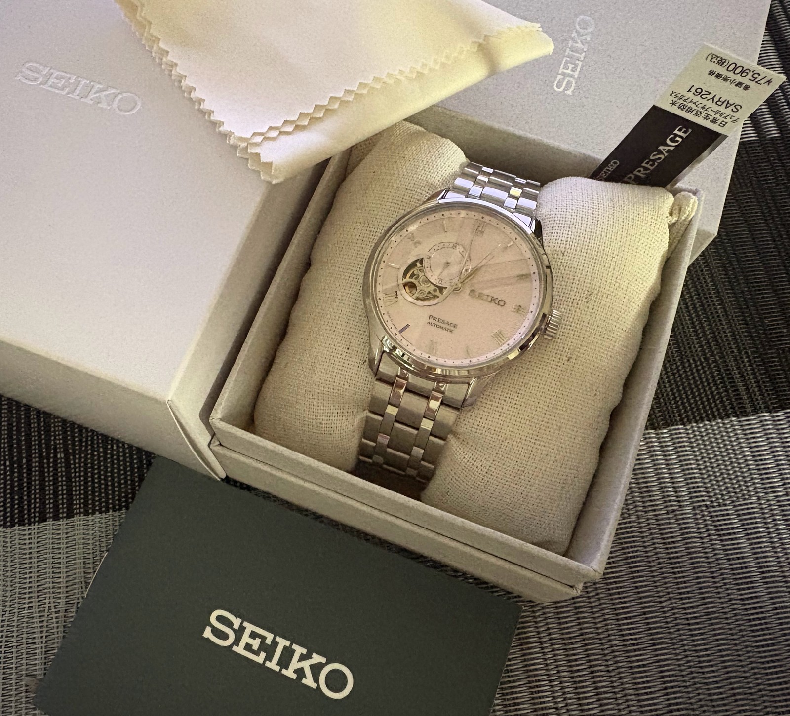 SEIKO PRESAGE SARY261 Japanese Garden Mechanical Analog Men’s Watch