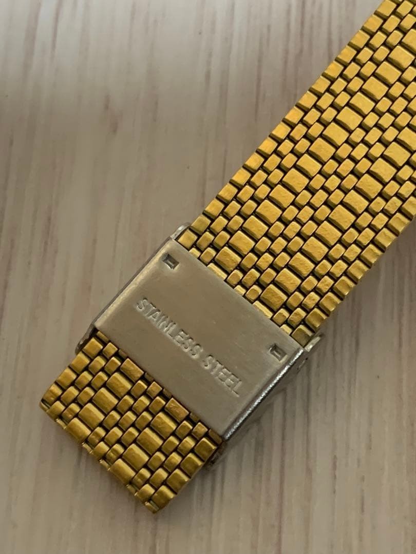 80s 90s ORIENT Gold Battery Changed Made in Japan Watch