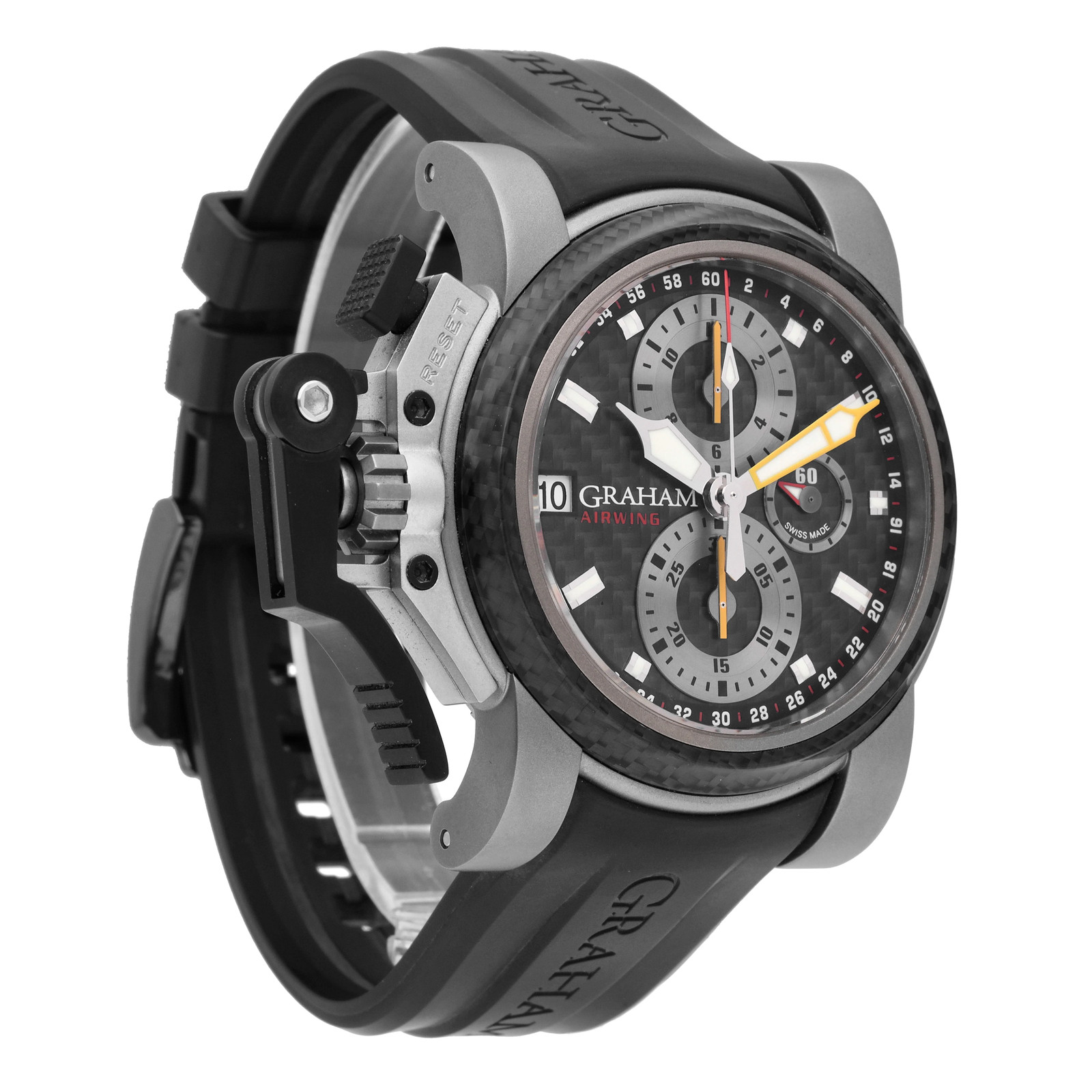 Graham Chronofighter Oversize Titanium 47mm Automatic Mens Watch 2OVKI.B09A.K10B