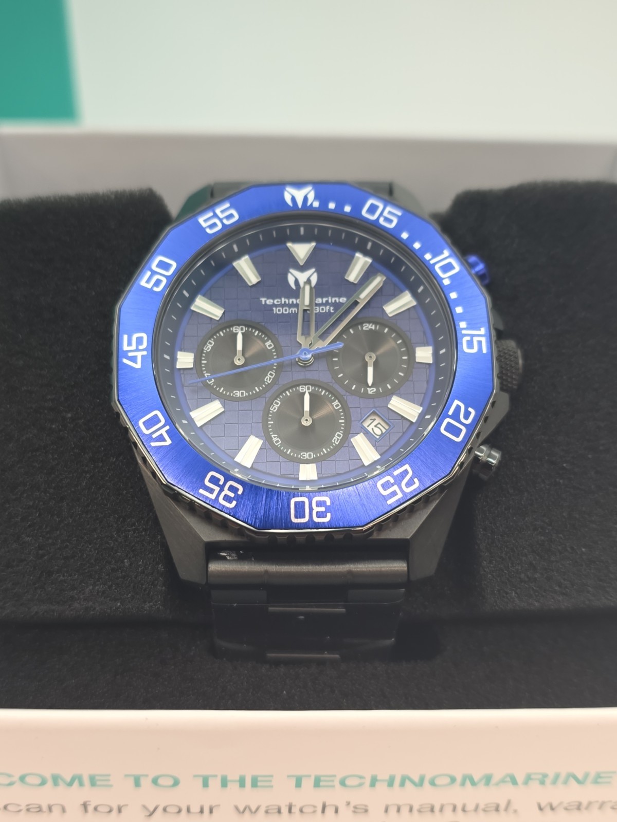 Invicta TechnoMarine Racing Legends Men’s Watch – 44.2mm, Black (TM-525024)