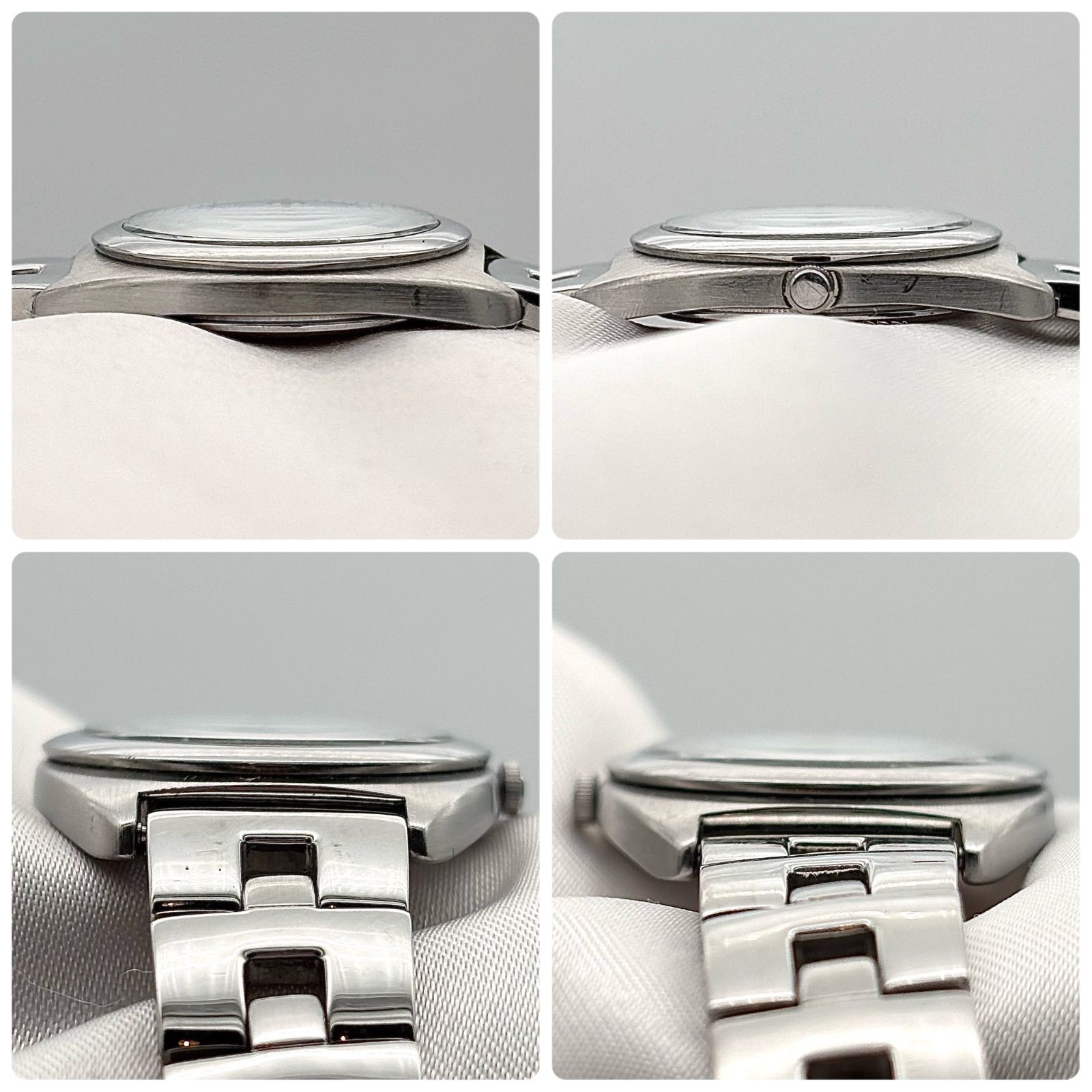 Working Item agnes b. Watch Ladies Quartz 1N01 0AM0 Analog Round Face Silver Sim
