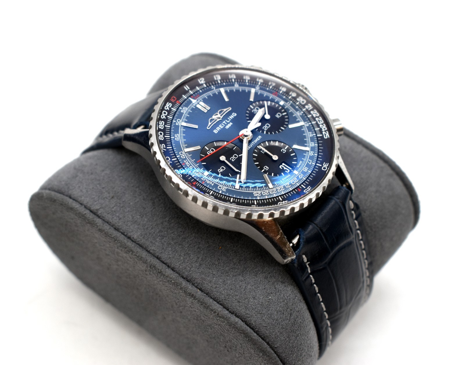 Breitling Navitimer AB0139 B01 Blue Dial Chronograph Wristwatch – 41mm