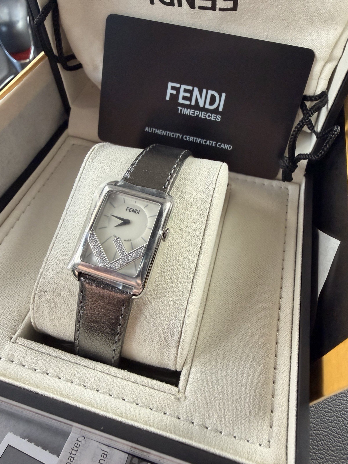Fendi Run Away Diamond Bracelet Swiss Quartz Ladies’ Watch